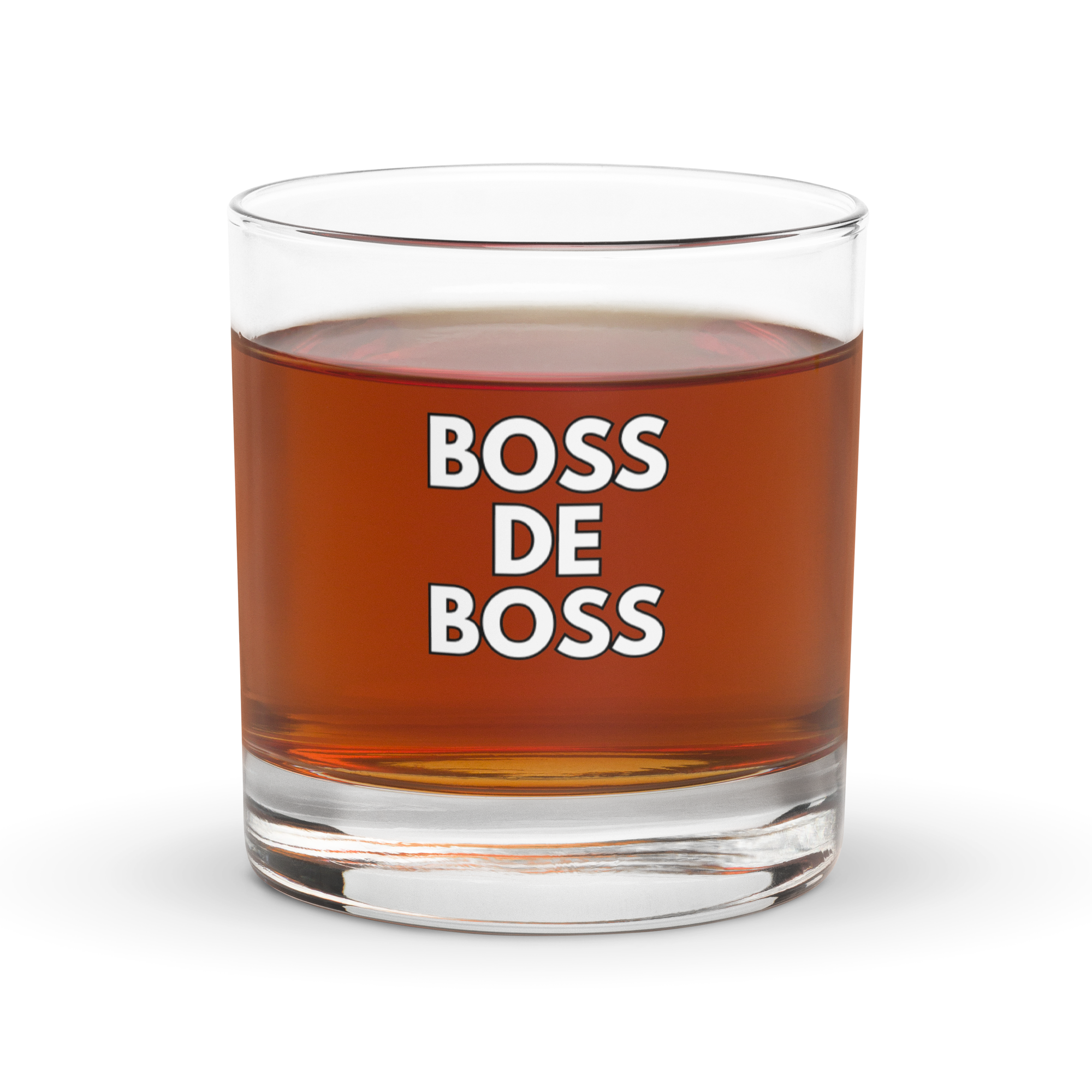 Romanian Boss Rocks Glass