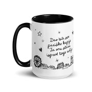 Serbian Parisian gates of love mug Paris skyline
