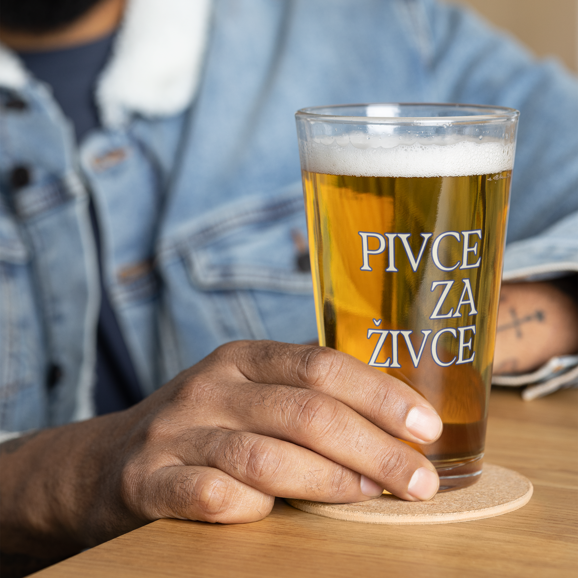 Pivce za Živce Balkan Beer Pint Glass