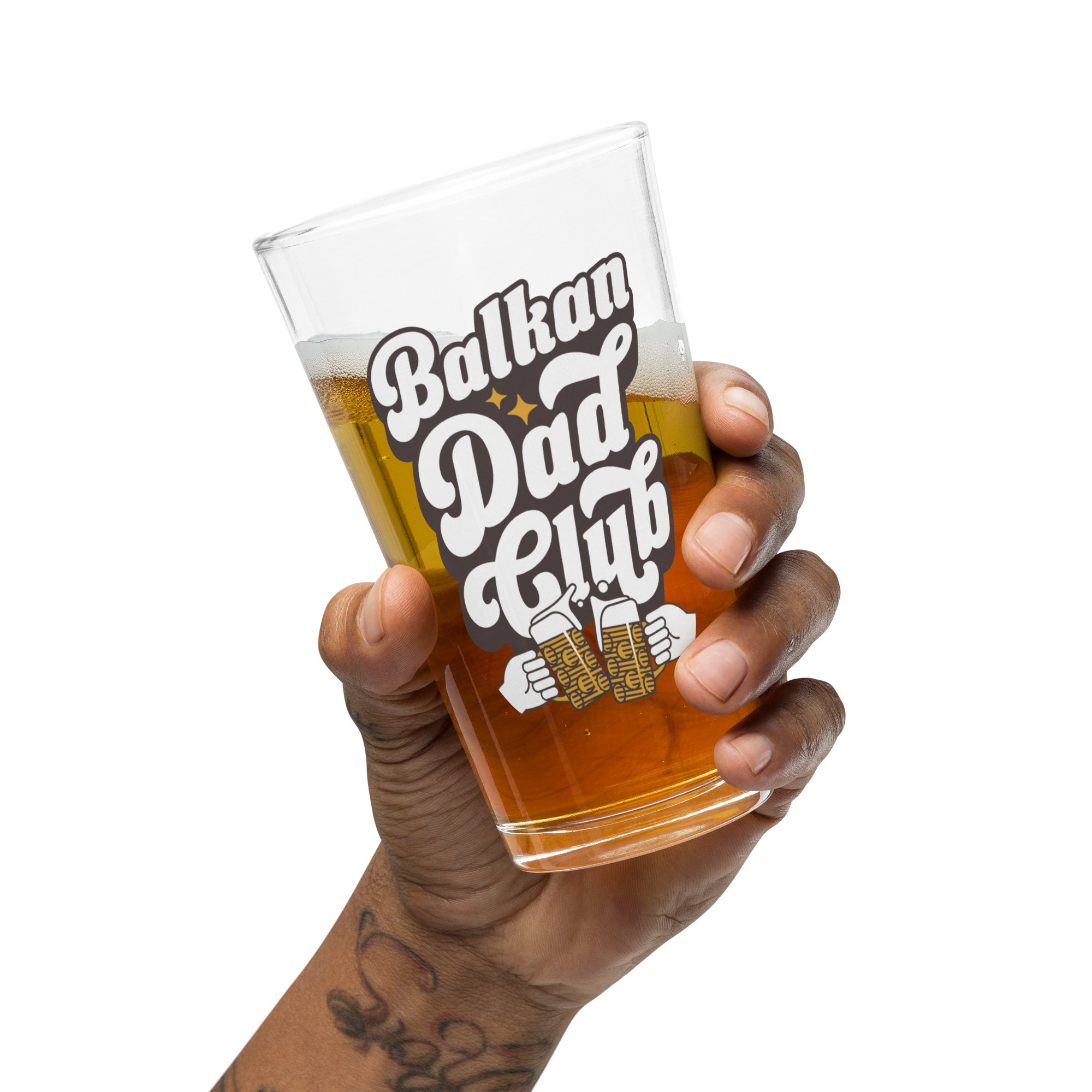 Balkan Dad Club Pint Glass