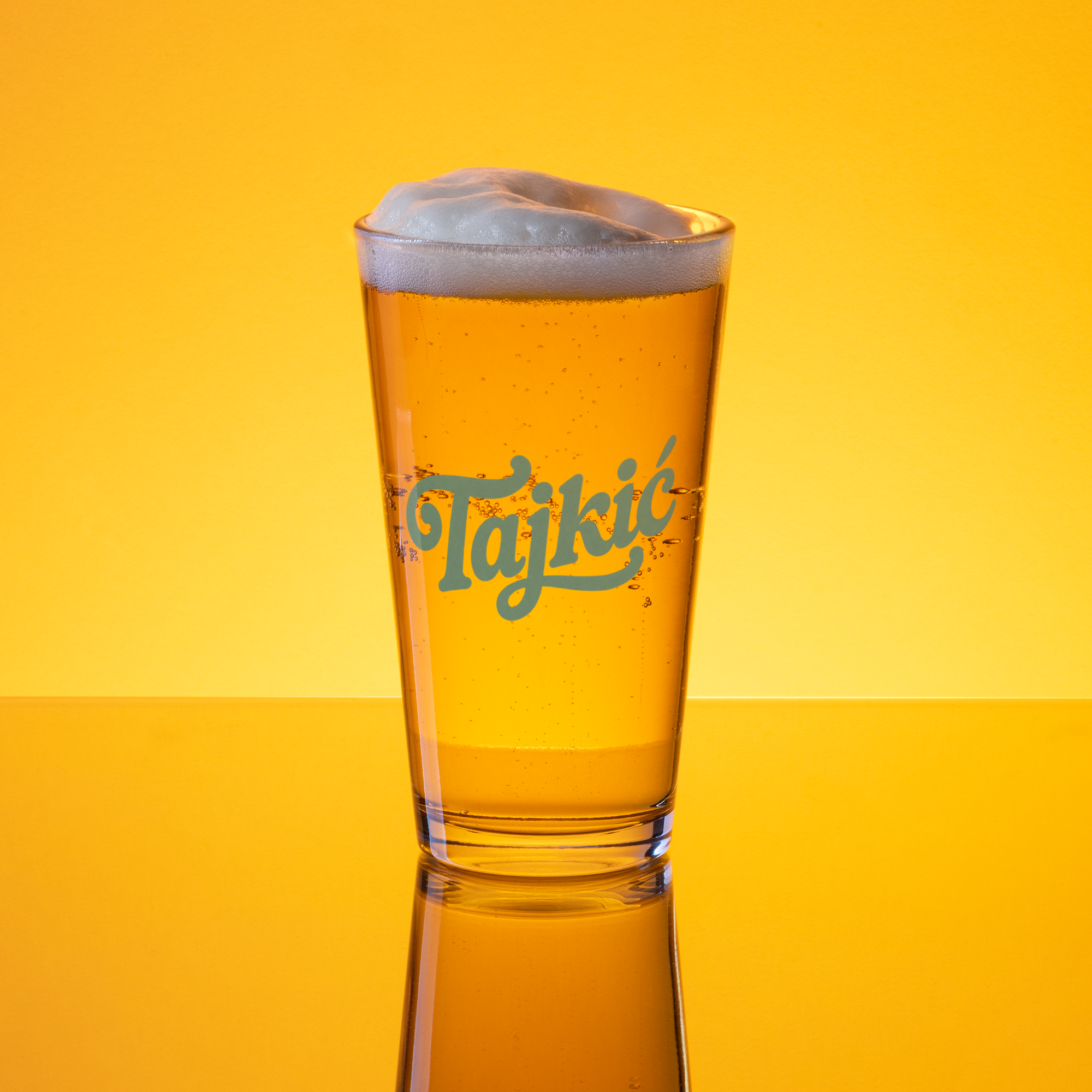 Serbian Tajkić Pint Glass