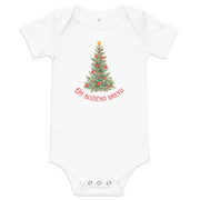 Slovenian baby Christmas bodysuit with text Oh Božično Drevo – Balkanish design