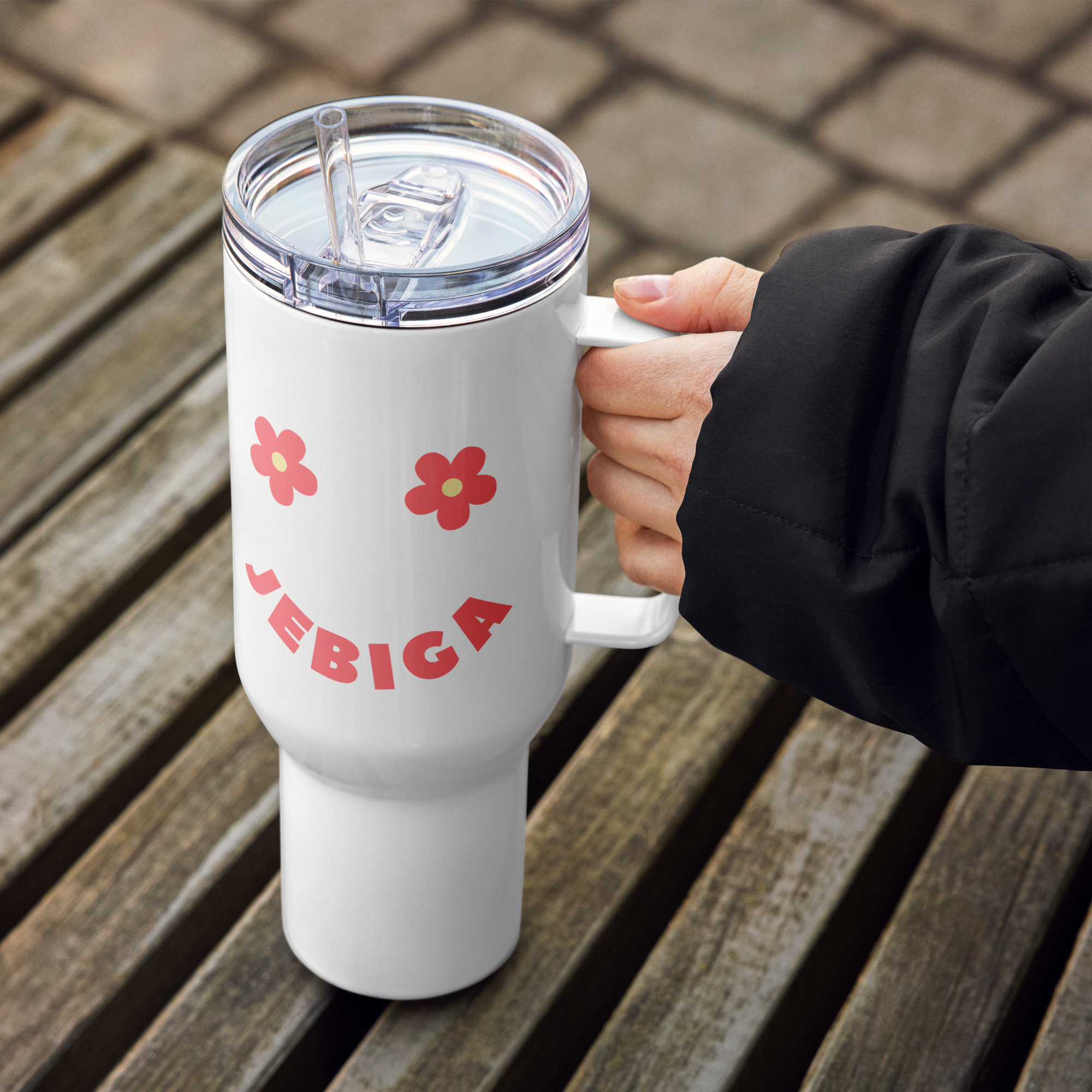 Jebiga Smiley Face Balkan Tumbler