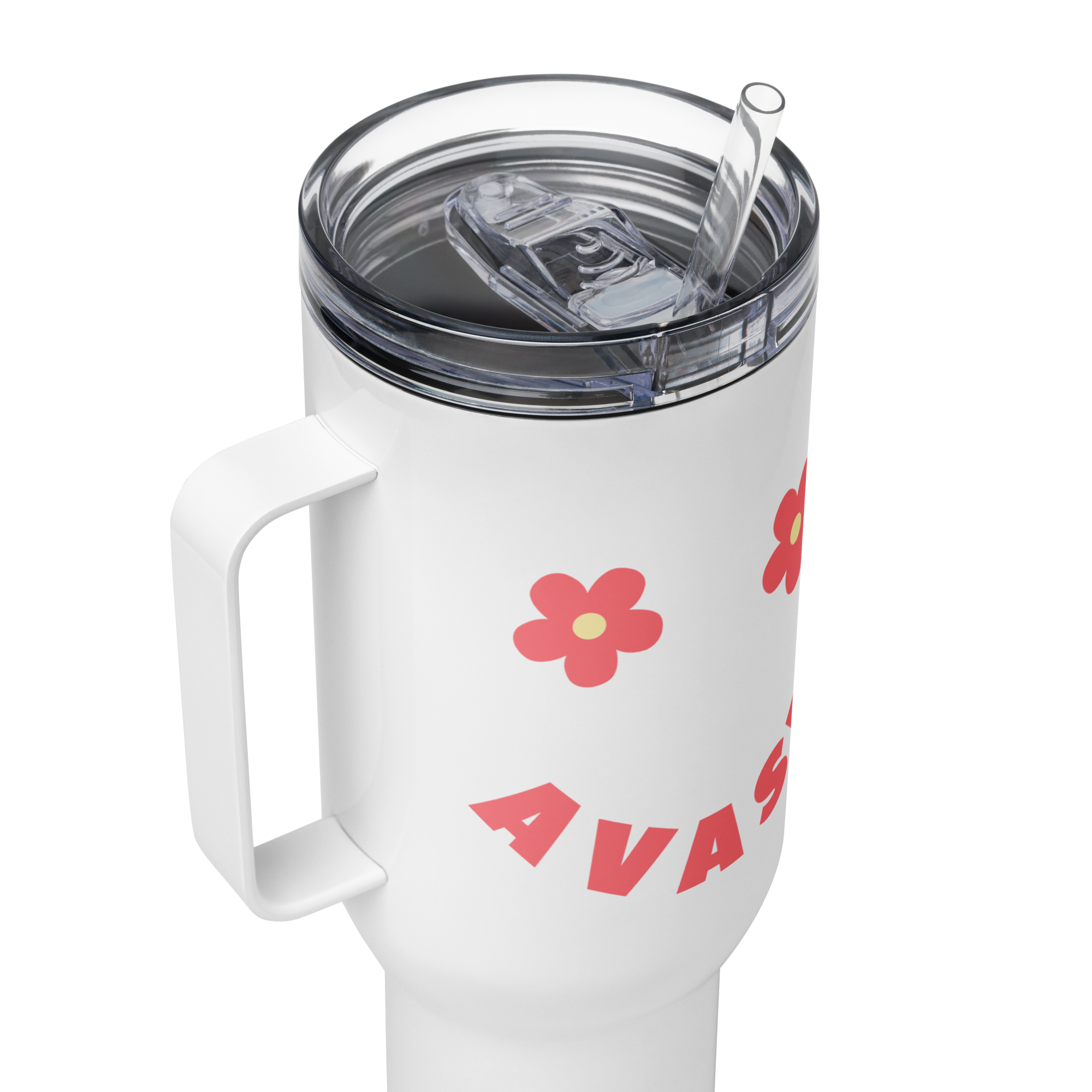 Avash Smiley Face Albanian Tumbler