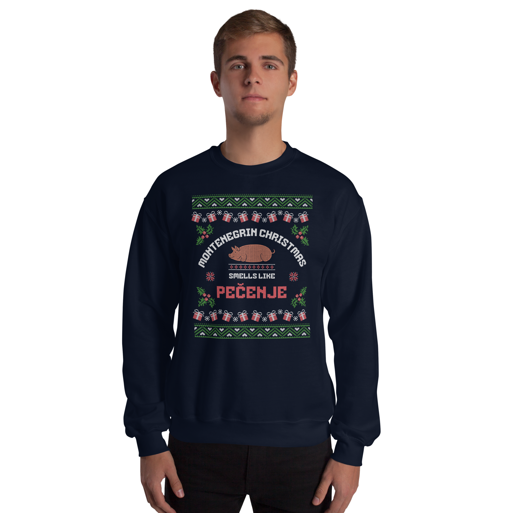 Montenegrin Christmas Smells Like Pečenje Sweater