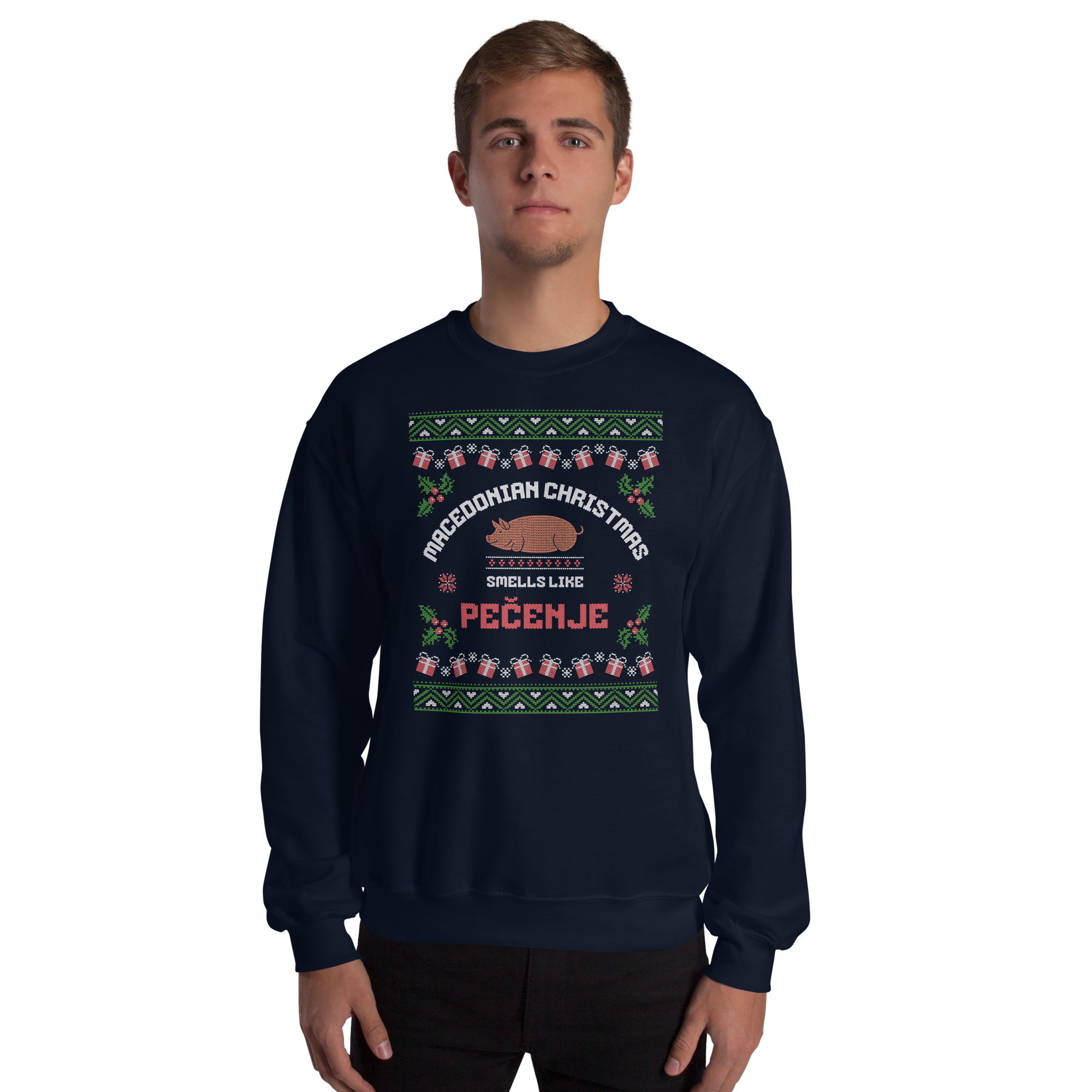 Macedonian Christmas Smells Like Pečenje Sweater