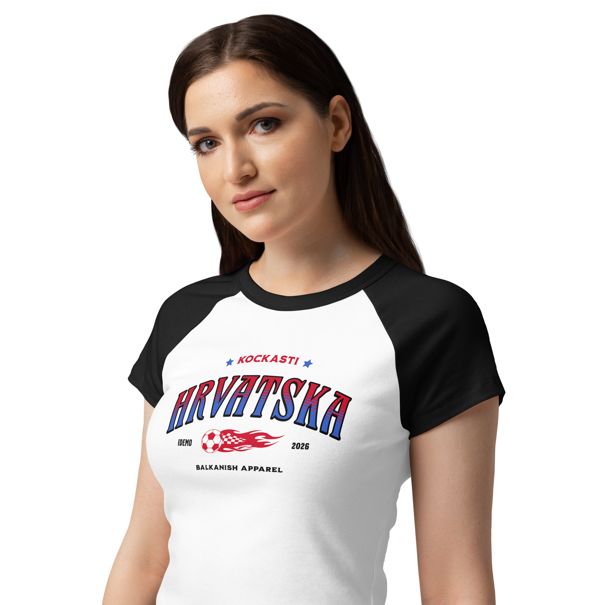 Limited Edition Hrvatska Women’s Raglan Baby Tee