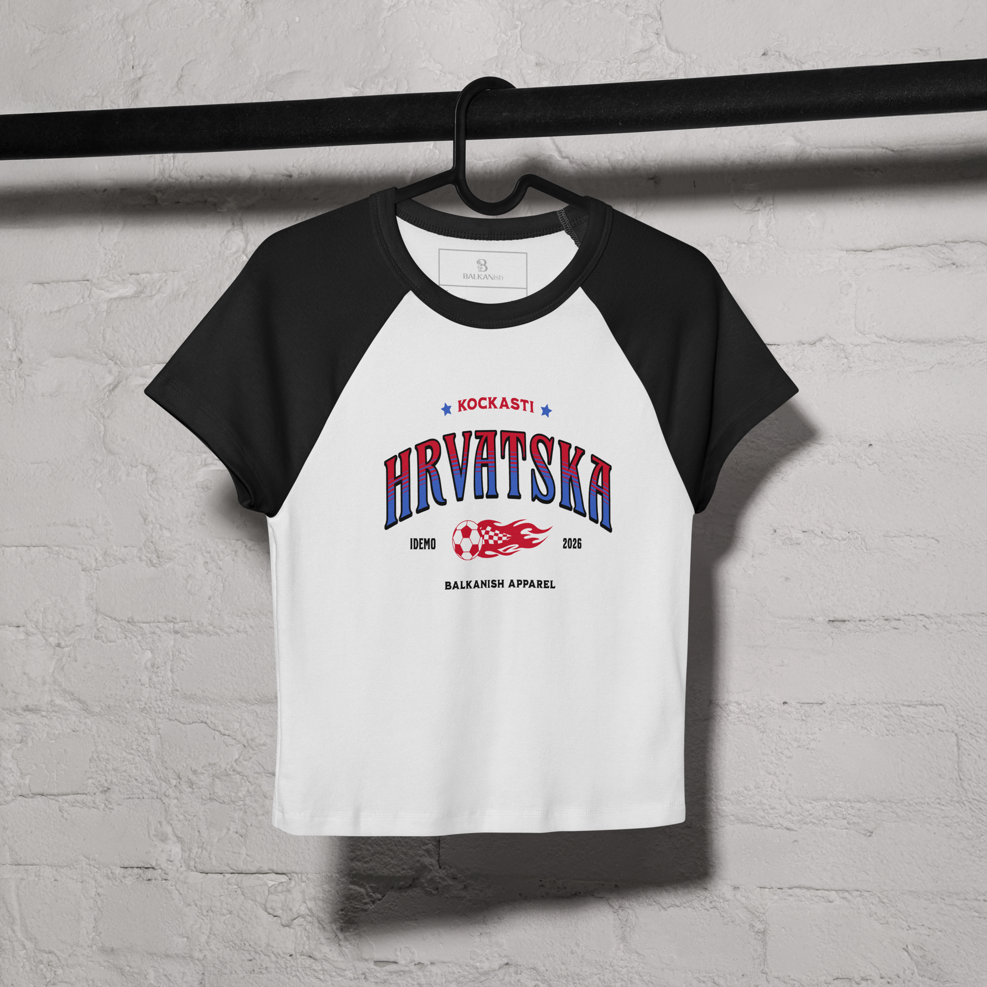 Limited Edition Hrvatska Women’s Raglan Baby Tee