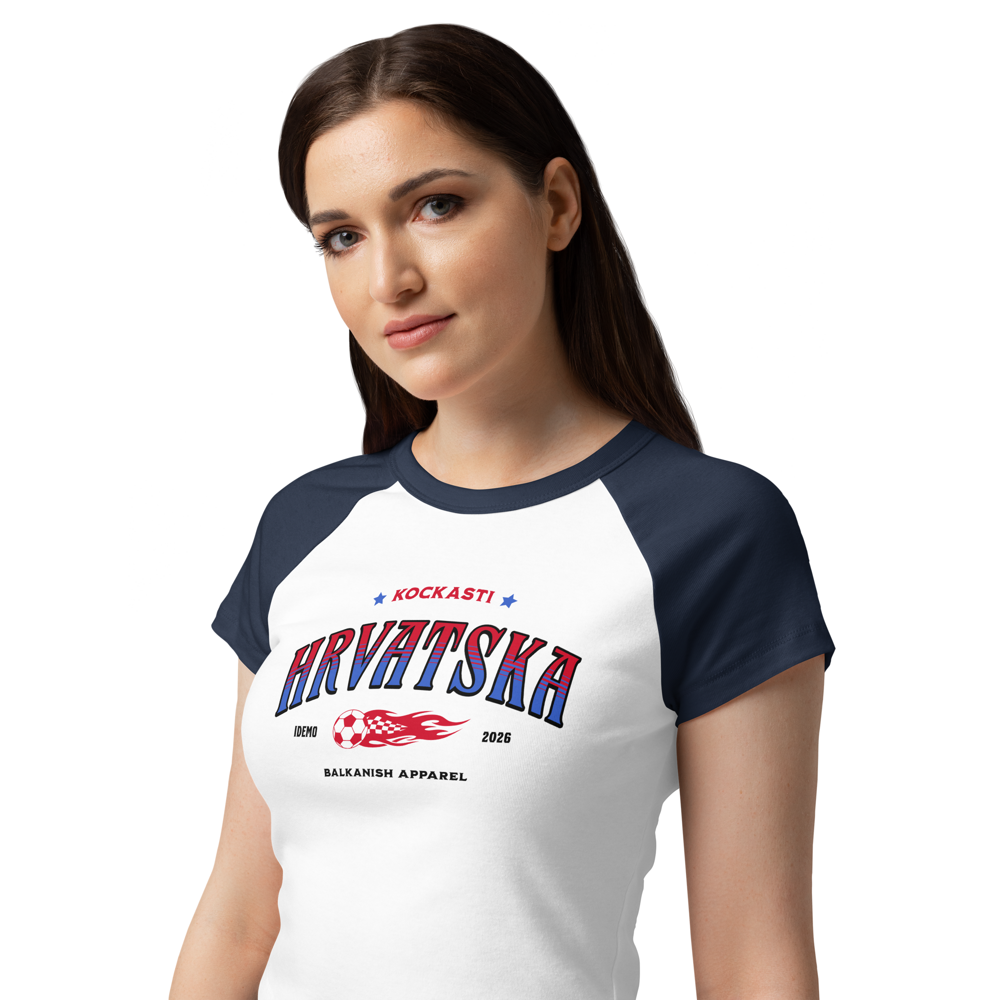Limited Edition Hrvatska Women’s Raglan Baby Tee